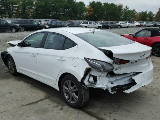 5NPD84LF7HH181520 - 2017 HYUNDAI ELANTRA SE WHITE photo 3