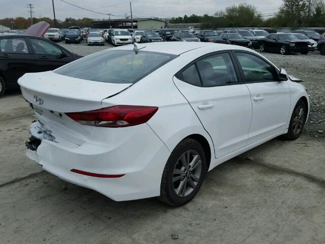 5NPD84LF7HH181520 - 2017 HYUNDAI ELANTRA SE WHITE photo 4