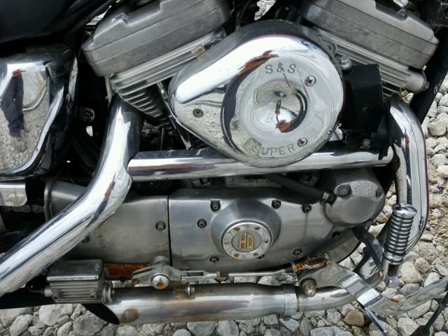 1HD4CAM4XGY130079 - 1986 HARLEY-DAVIDSON XLH883 RED photo 7