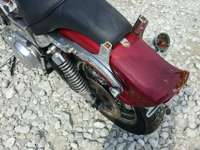 1HD4CAM4XGY130079 - 1986 HARLEY-DAVIDSON XLH883 RED photo 9