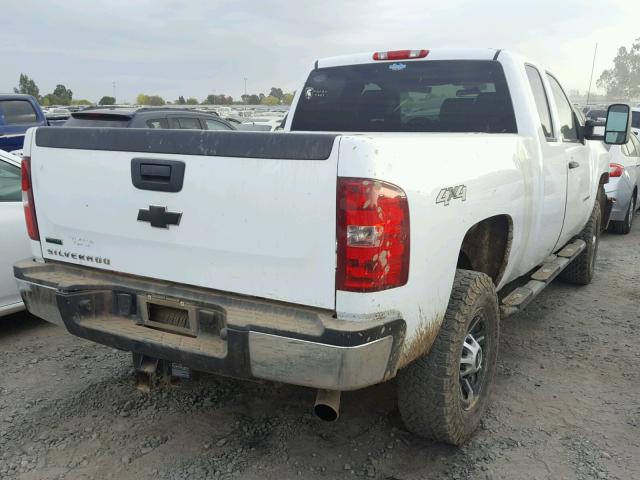 1GC2KVCG8DZ136290 - 2013 CHEVROLET SILVERADO WHITE photo 4