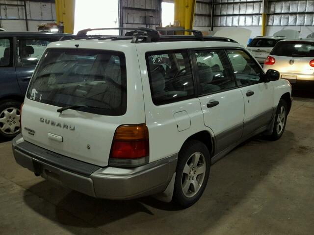 JF1SF655XWG704436 - 1998 SUBARU FORESTER S WHITE photo 4
