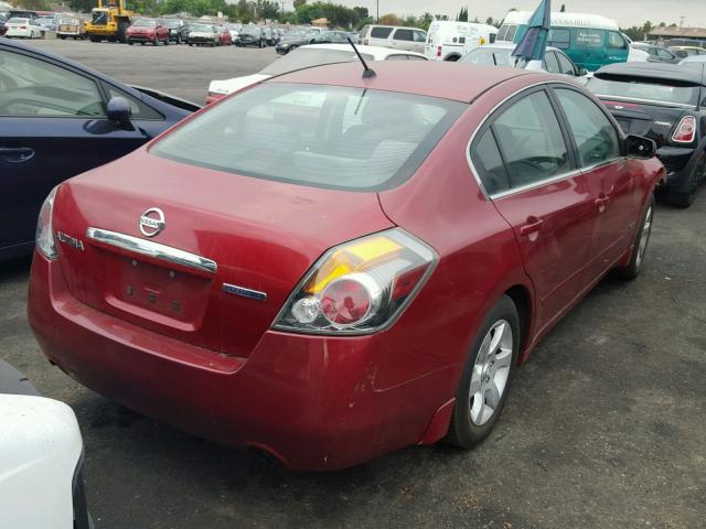 1N4CL21E49C158823 - 2009 NISSAN ALTIMA HYB RED photo 4