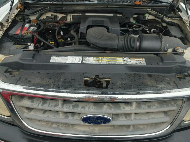 2FTPF18L01CA04979 - 2001 FORD F150 WHITE photo 7