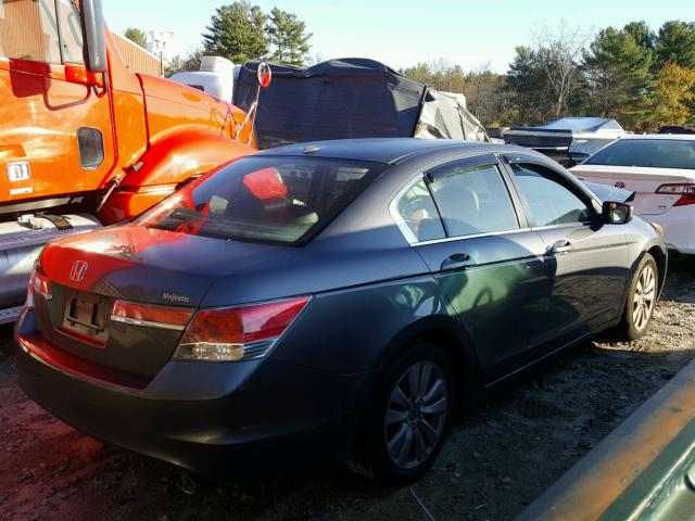 1HGCP2F84BA032465 - 2011 HONDA ACCORD EXL GRAY photo 4