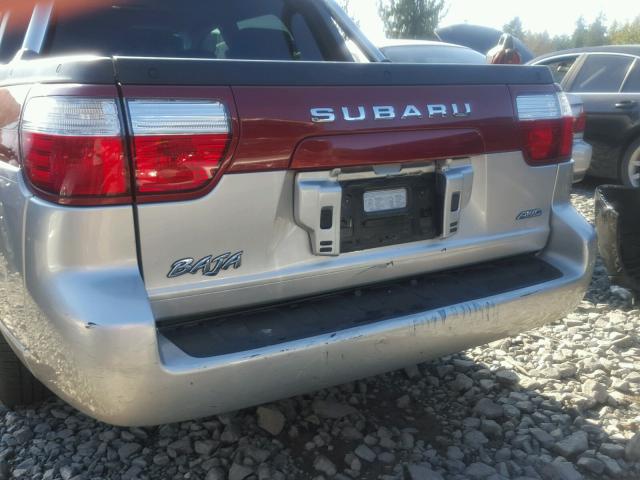 4S4BT62C936113663 - 2003 SUBARU BAJA SPORT RED photo 9