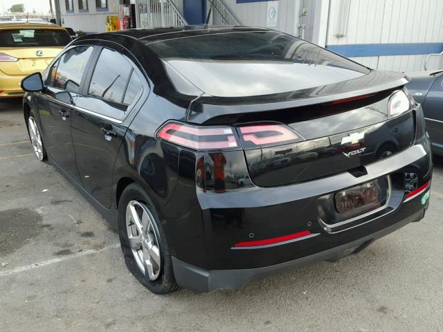 1G1RH6E40EU158135 - 2014 CHEVROLET VOLT BLACK photo 3