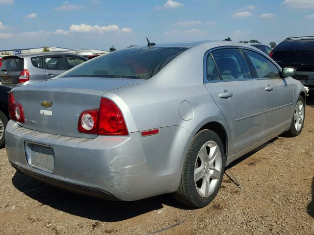 1G1ZB5EB4AF169597 - 2010 CHEVROLET MALIBU LS ვერცხლისფერი ფოტო 4