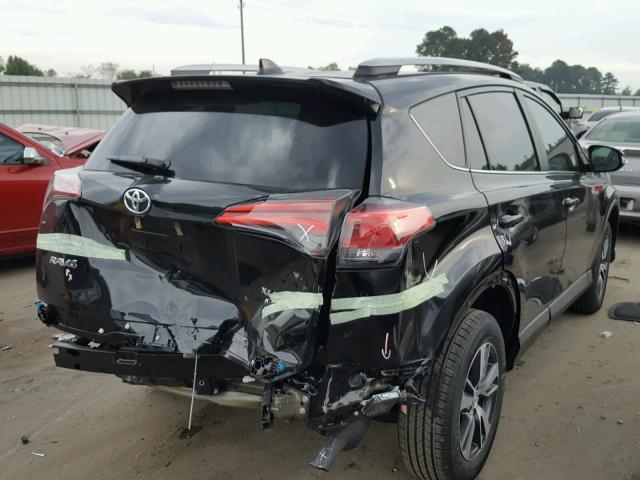 2T3WFREV3HW387524 - 2017 TOYOTA RAV4 XLE BLACK photo 4