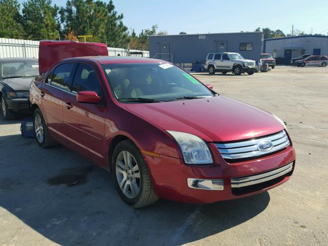 3FAHP08Z79R151356 - 2009 FORD FUSION SEL RED photo 1