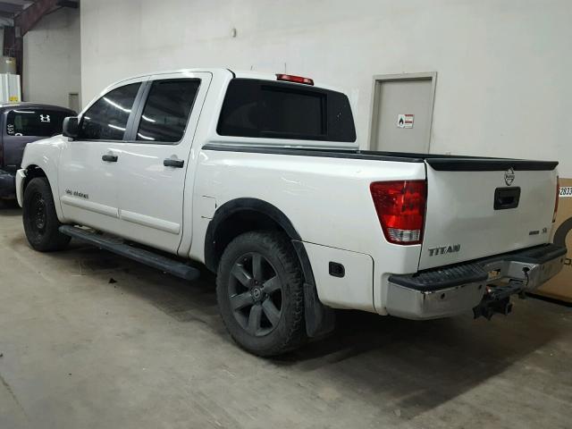 1N6BA0ED9FN509045 - 2015 NISSAN TITAN S WHITE photo 3