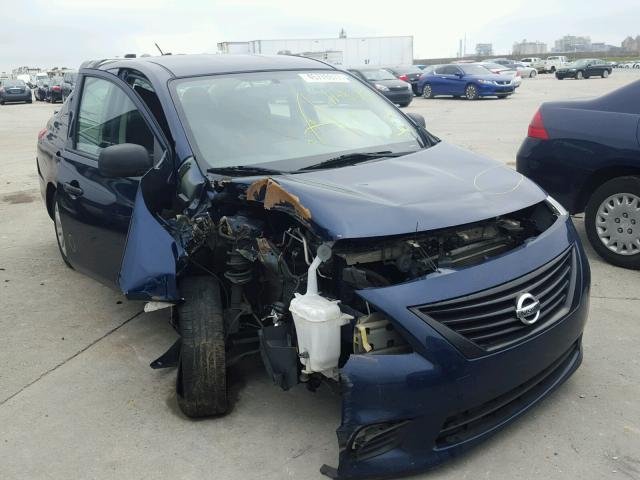 3N1CN7APXEL856423 - 2014 NISSAN VERSA S BLUE photo 1