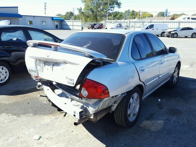 3N1CB51D36L627182 - 2006 NISSAN SENTRA 1.8 SILVER photo 4