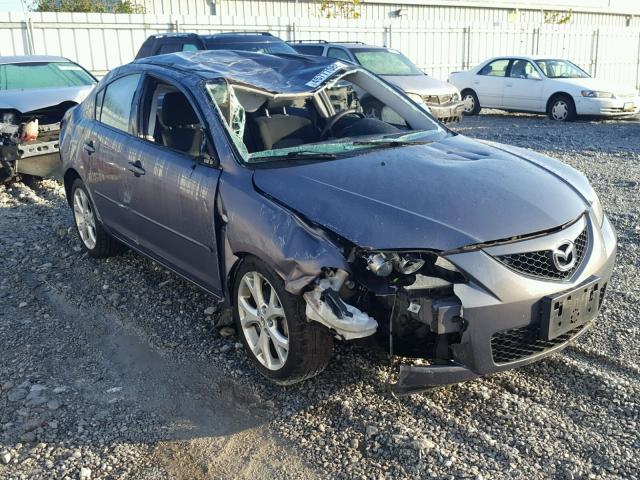 JM1BK32FX81132291 - 2008 MAZDA 3 I GRAY photo 1