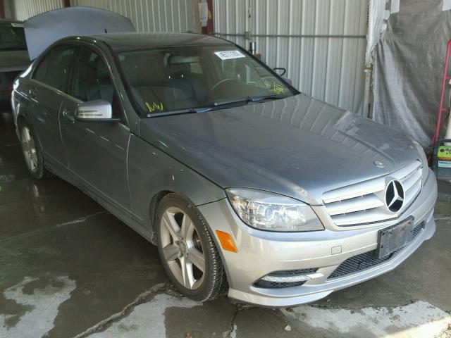 WDDGF8BB8BR153661 - 2011 MERCEDES-BENZ C 300 4MAT GRAY photo 1