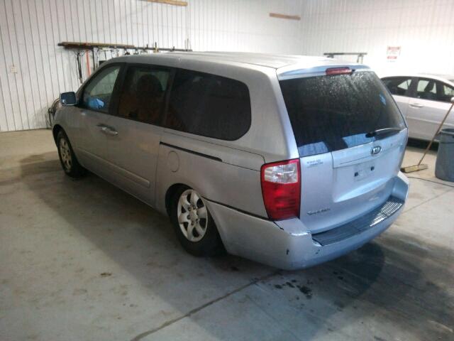 KNDMB233766050090 - 2006 KIA SEDONA EX SILVER photo 3