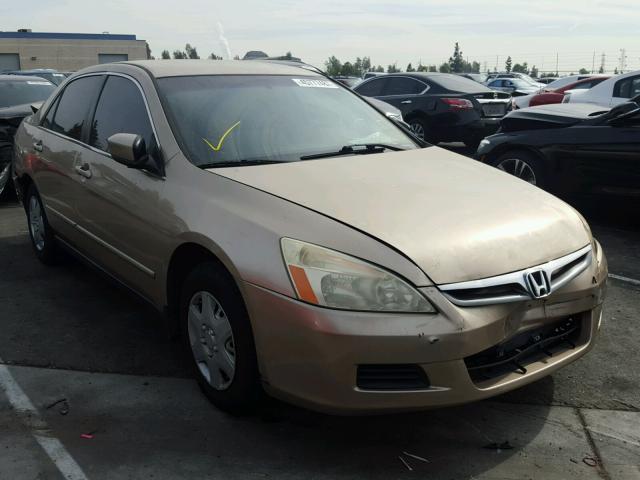 1HGCM56456A021052 - 2006 HONDA ACCORD LX GOLD photo 1