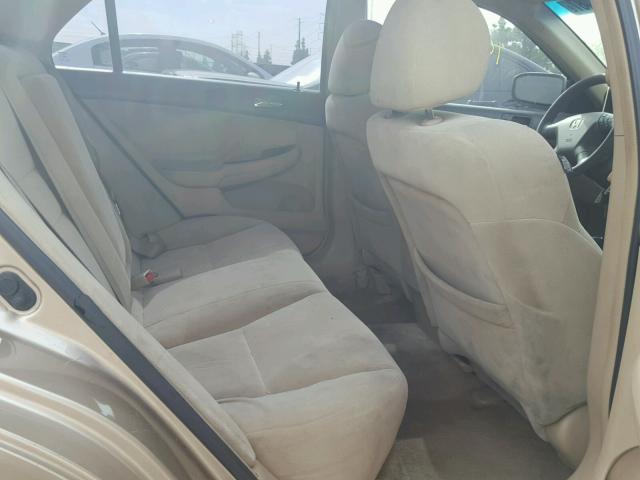 1HGCM56456A021052 - 2006 HONDA ACCORD LX GOLD photo 6