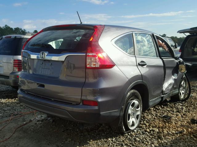 3CZRM3H39GG704144 - 2016 HONDA CR-V LX GRAY photo 4