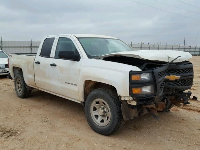 1GCVKPEC7EZ297489 - 2014 CHEVROLET SILVERADO WHITE photo 1