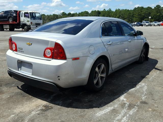 1G1ZC5EU5CF364738 - 2012 CHEVROLET MALIBU 1LT 银色 照片 4