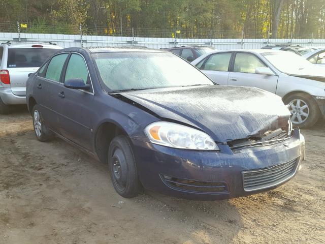 2G1WB58K879350038 - 2007 CHEVROLET IMPALA LS BLUE photo 1