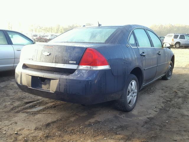 2G1WB58K879350038 - 2007 CHEVROLET IMPALA LS BLUE photo 4