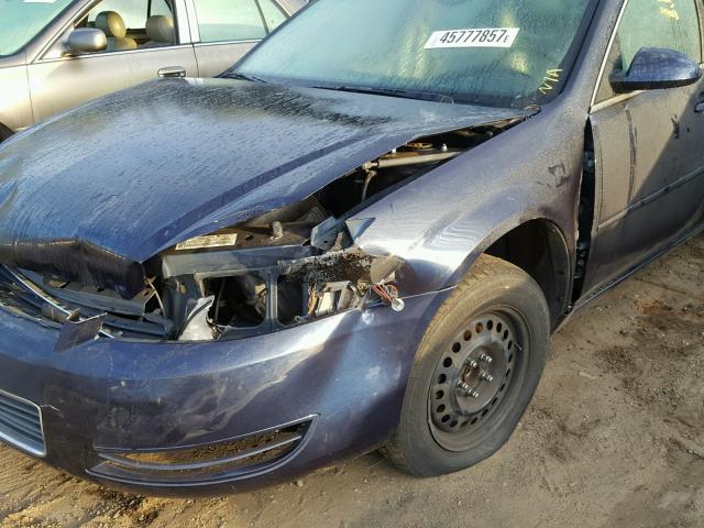 2G1WB58K879350038 - 2007 CHEVROLET IMPALA LS BLUE photo 9