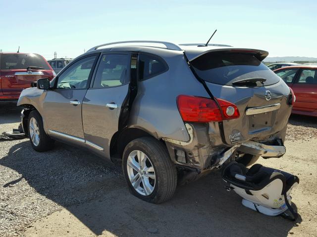 JN8AS5MT3FW654629 - 2015 NISSAN ROGUE SELE GRAY photo 3