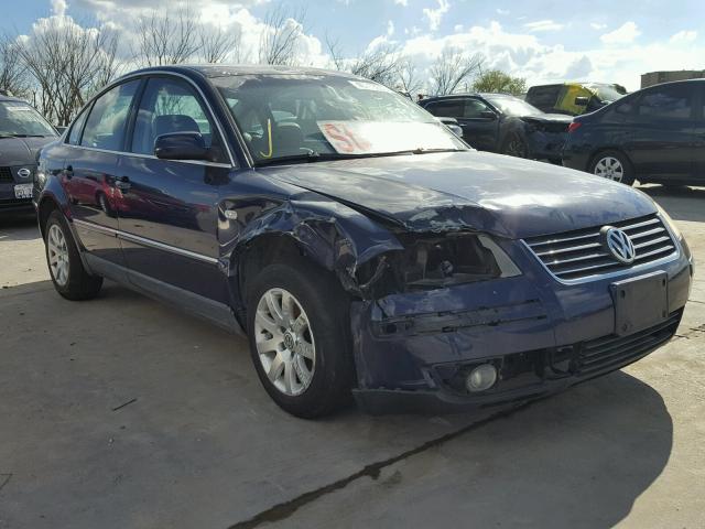 WVWPD63BX2P296190 - 2002 VOLKSWAGEN PASSAT GLS BLUE photo 1