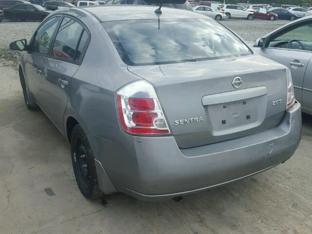 3N1AB61E27L687591 - 2007 NISSAN SENTRA GRAY photo 3