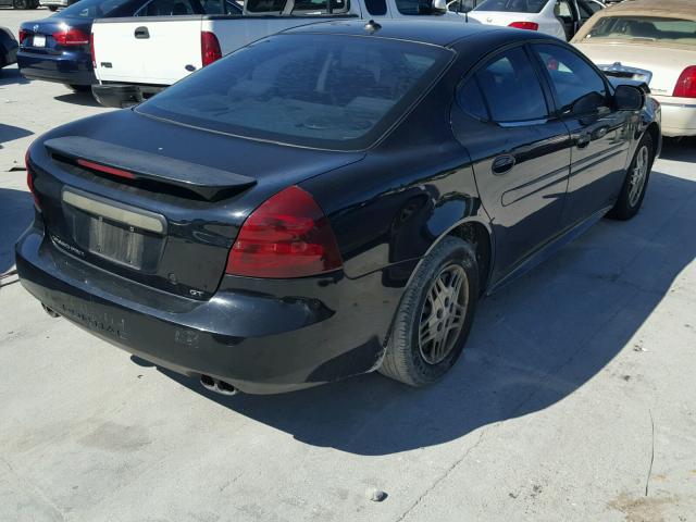 2G2WP542541250587 - 2004 PONTIAC GRAND PRIX BLACK photo 4