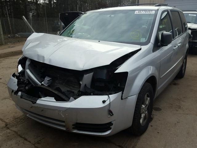 2D4RN4DE3AR259484 - 2010 DODGE GRAND CARA SILVER photo 2