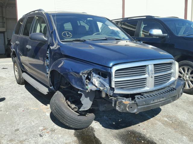 1D4HD48D74F150098 - 2004 DODGE DURANGO BLUE photo 1