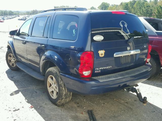 1D4HD48D74F150098 - 2004 DODGE DURANGO BLUE photo 3