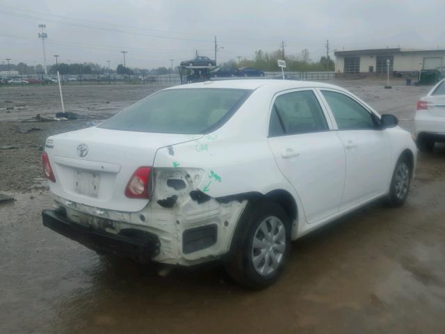 JTDBL40E49J038342 - 2009 TOYOTA COROLLA BA WHITE photo 4