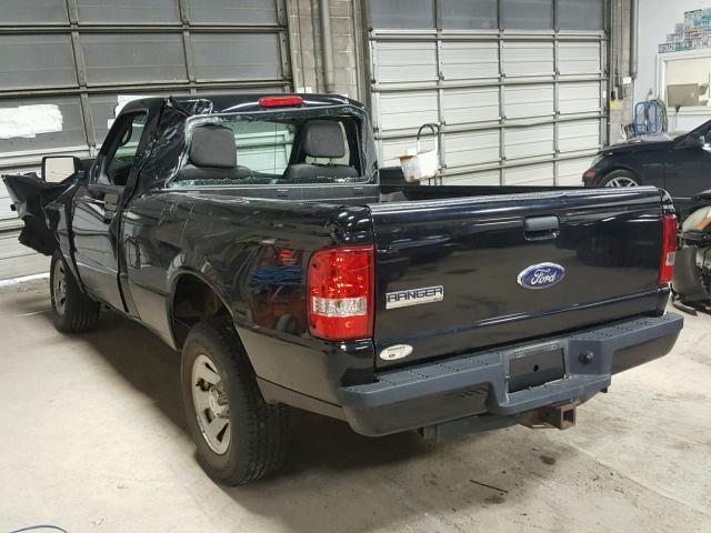 1FTKR1AD0APA78728 - 2010 FORD RANGER BLACK photo 3