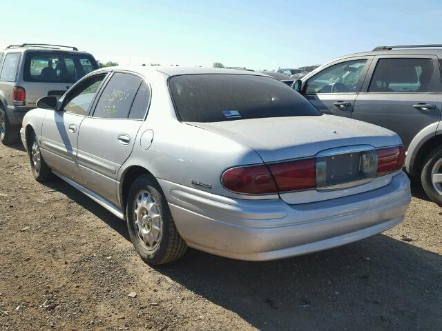 1G4HP54K224100597 - 2002 BUICK LESABRE CU SILVER photo 3