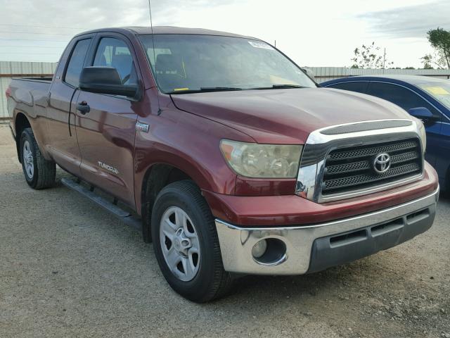 5TFRV54168X051787 - 2008 TOYOTA TUNDRA DOU RED photo 1