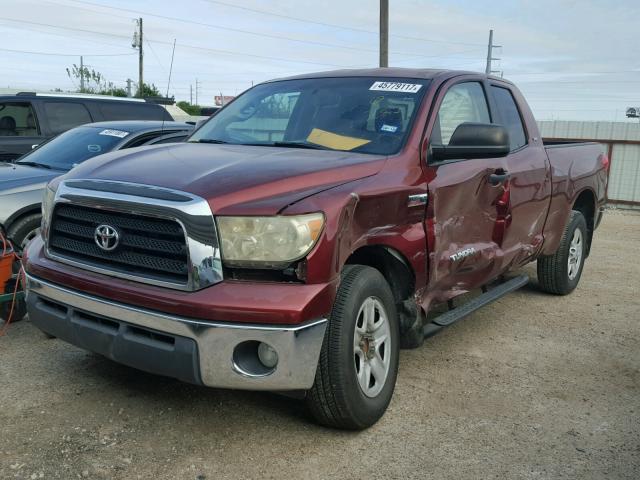 5TFRV54168X051787 - 2008 TOYOTA TUNDRA DOU RED photo 2