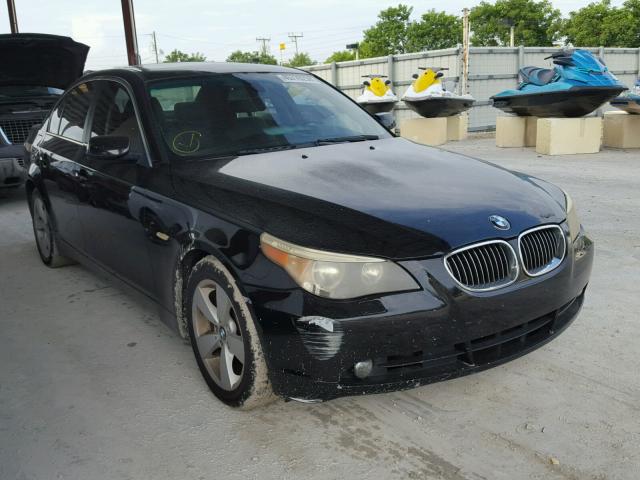 WBANF33546CS36488 - 2006 BMW 525 XI შავი ფოტო 1