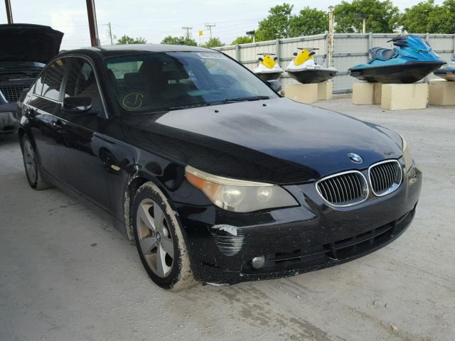 WBANF33546CS36488 - 2006 BMW 525 XI BLACK photo 1