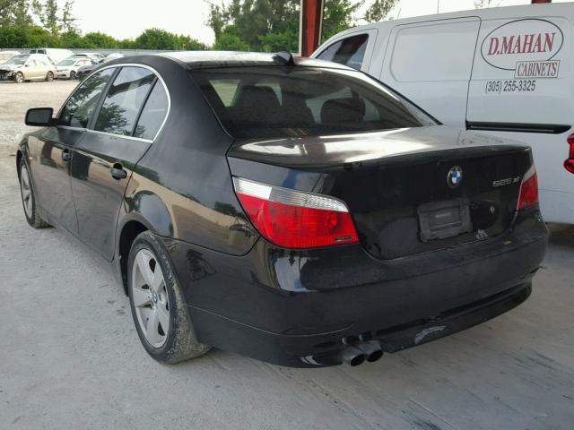 WBANF33546CS36488 - 2006 BMW 525 XI BLACK photo 3