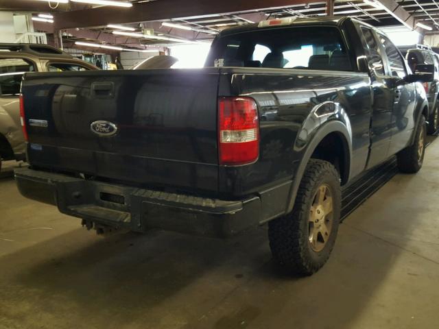 1FTPX14515NB34077 - 2005 FORD F150 BLACK photo 4