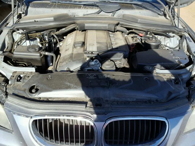 WBANA73574B062022 - 2004 BMW 530 I SILVER photo 7