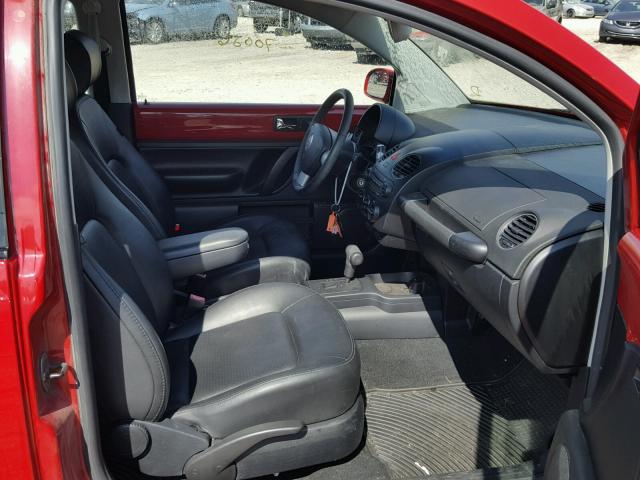 3VWPW31C29M511501 - 2009 VOLKSWAGEN NEW BEETLE Qırmızı foto 5