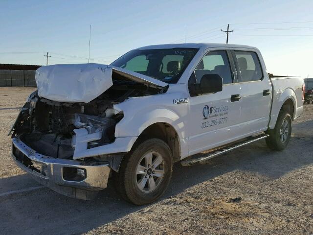 1FTEW1EF9FKE09103 - 2015 FORD F150 SUPER WHITE photo 2