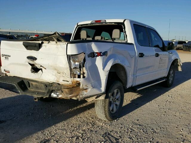 1FTEW1EF9FKE09103 - 2015 FORD F150 SUPER WHITE photo 4