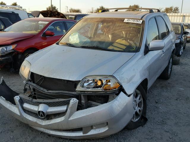 2HNYD18985H546591 - 2005 ACURA MDX TOURIN SILVER photo 2