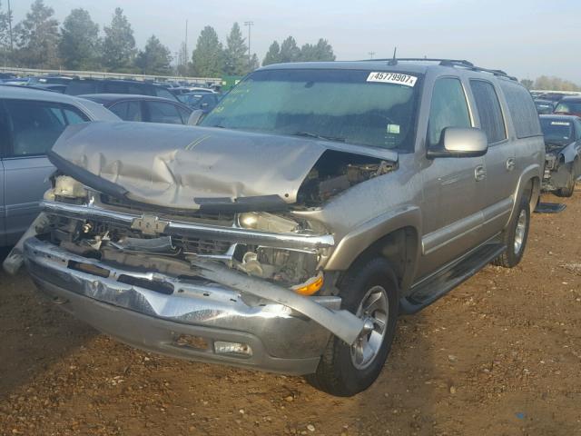 1GNFK16Z52J287050 - 2002 CHEVROLET SUBURBAN K BEIGE photo 2